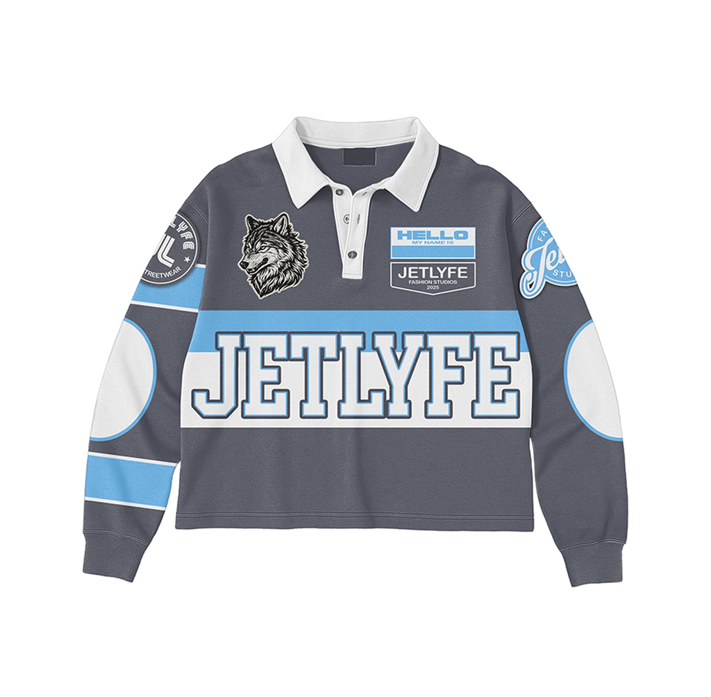 COOL GREY WOLF RUGBY