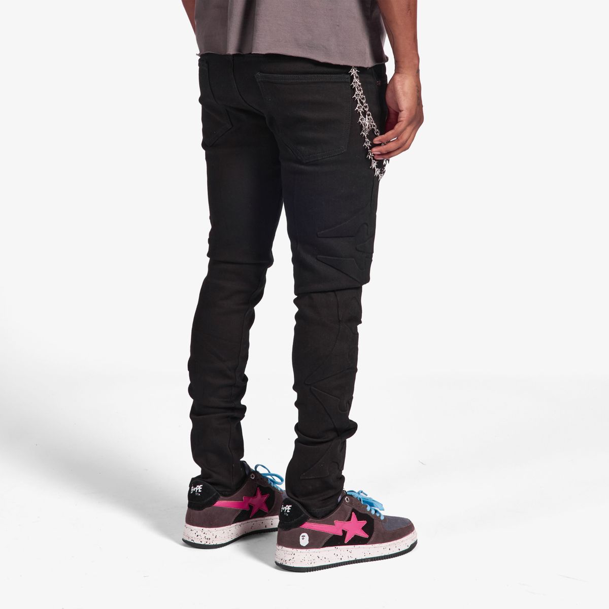 melle JEANS (JET BLACK) (ML26-SP