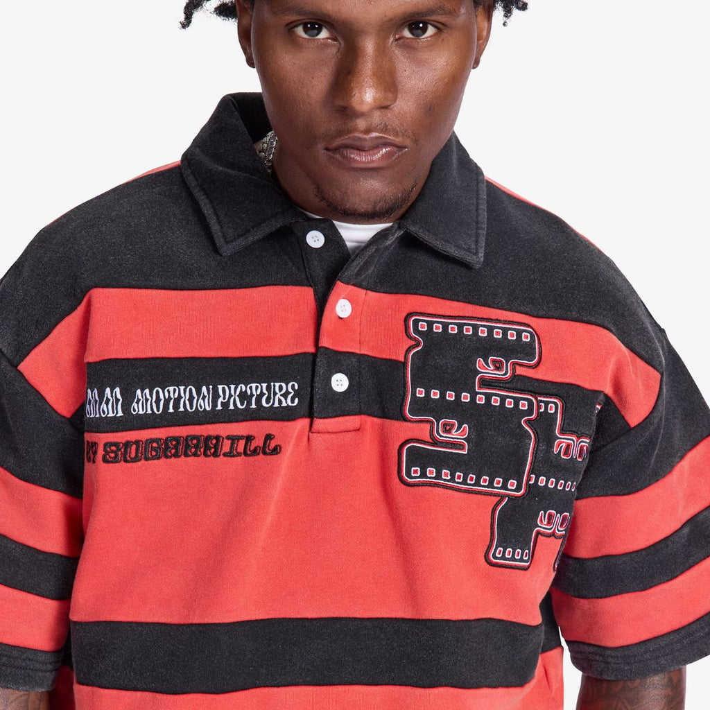 UPER 9" POLO (RED/BLACK)