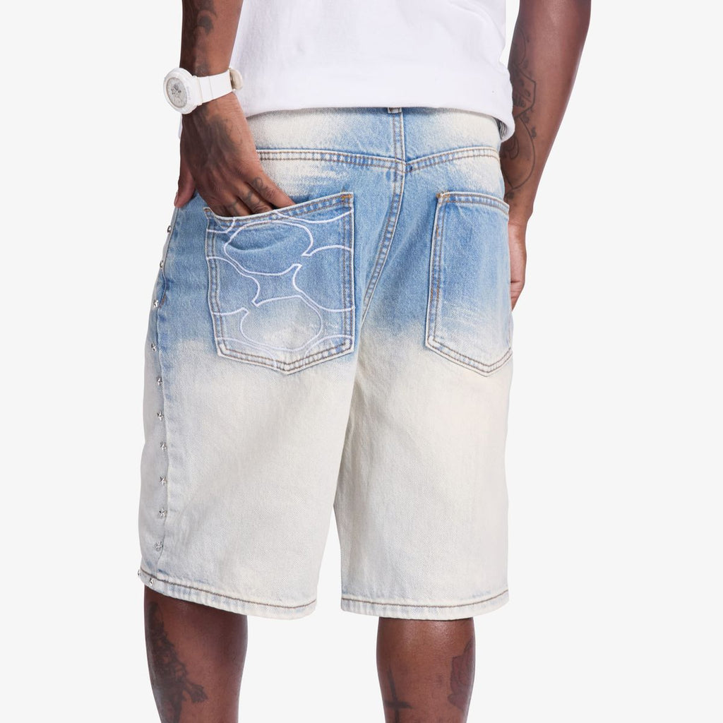 ALLAS” JORTS (LIGHT WASH)