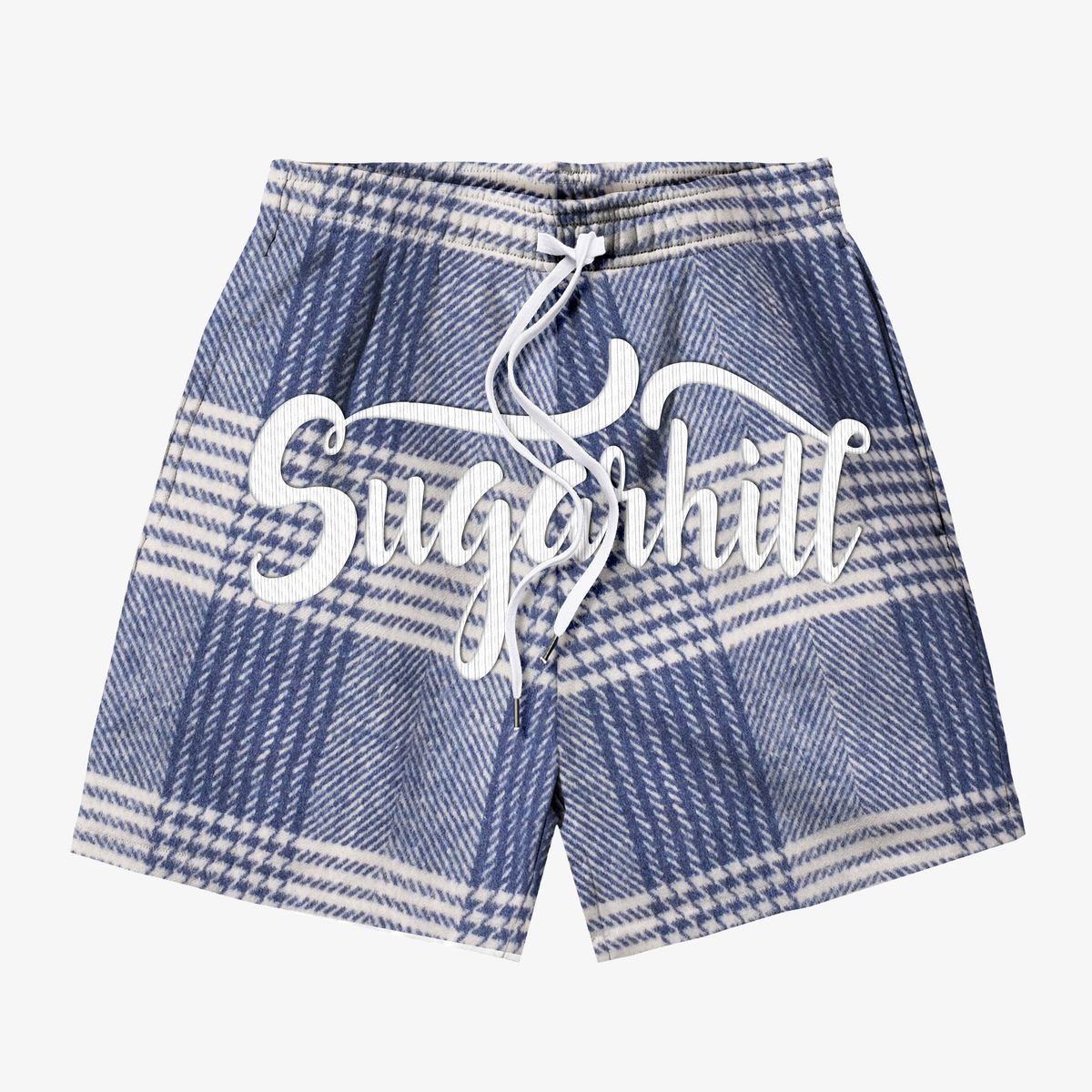 DUSTER” SHORTS (BLUE PLAID)