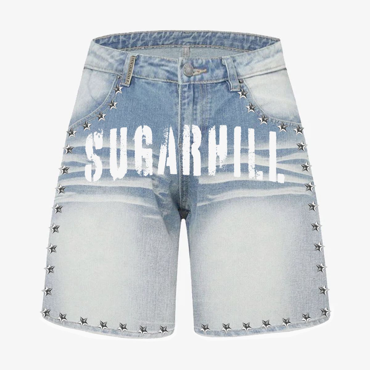 ALLAS” JORTS (LIGHT WASH)