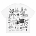 BROKEN FIGURE" TEE (WHITE)