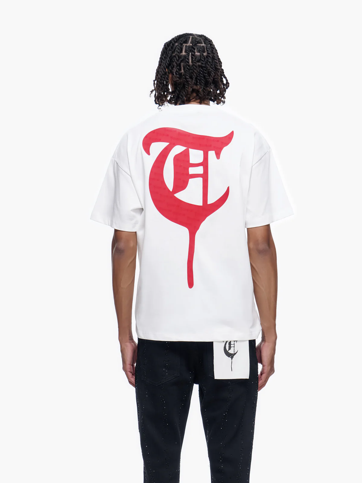 BUILT IN VENOM" WHITE TEE