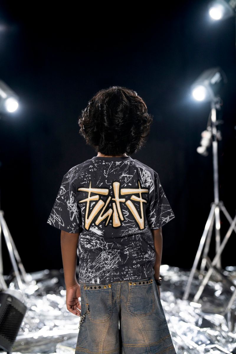 Finish Black Kids Tee