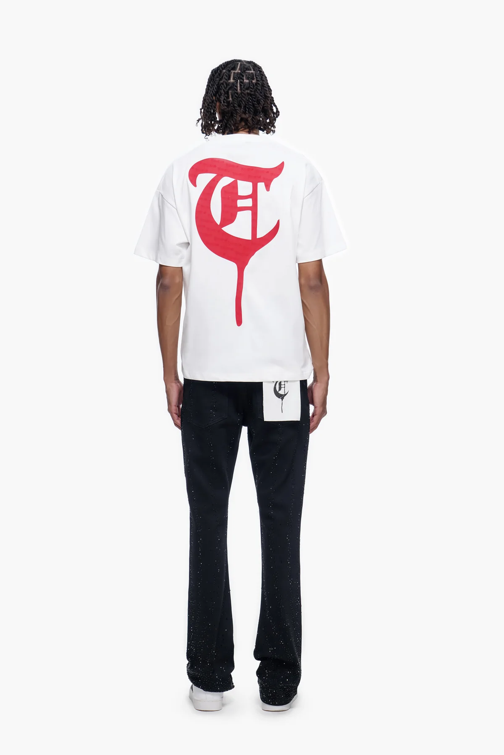 BUILT IN VENOM" WHITE TEE