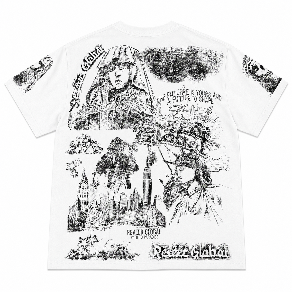 WAR IS A PROBLEM" TEE (WHITE)