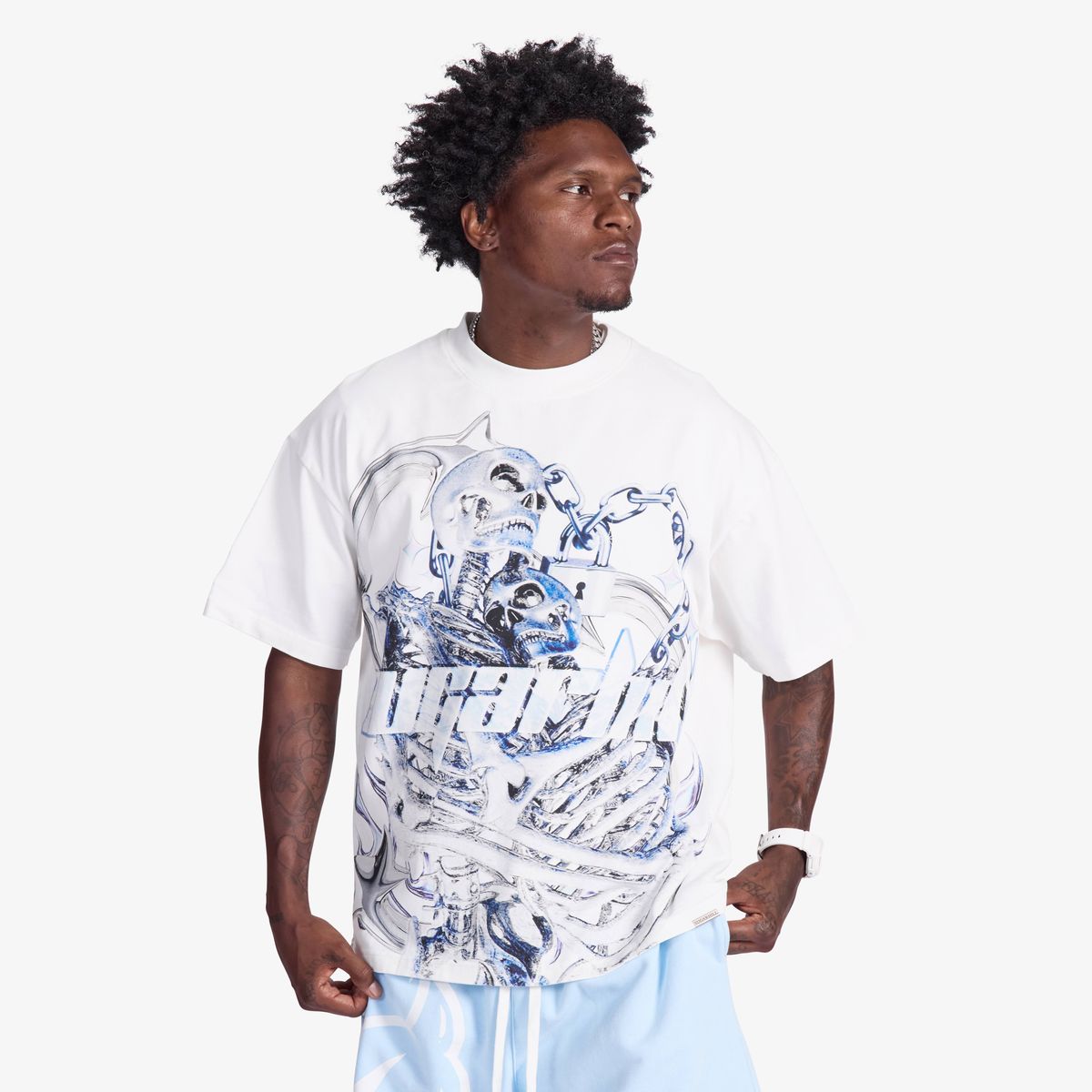 "STAR DEATH" T-SHIRT (WHITE)