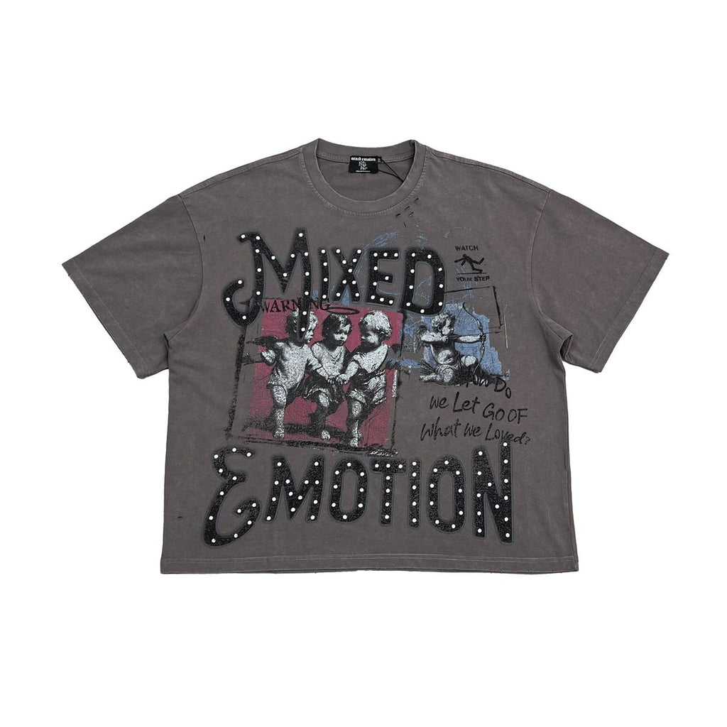 Grey tee. mixed emotion