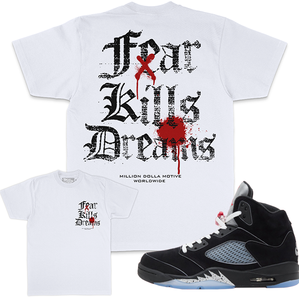 Fear Kills Dreams - White T-Shirts