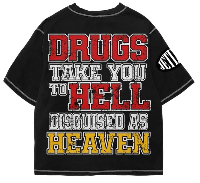 DRUGS TEE BLK (DRUGSBLK)