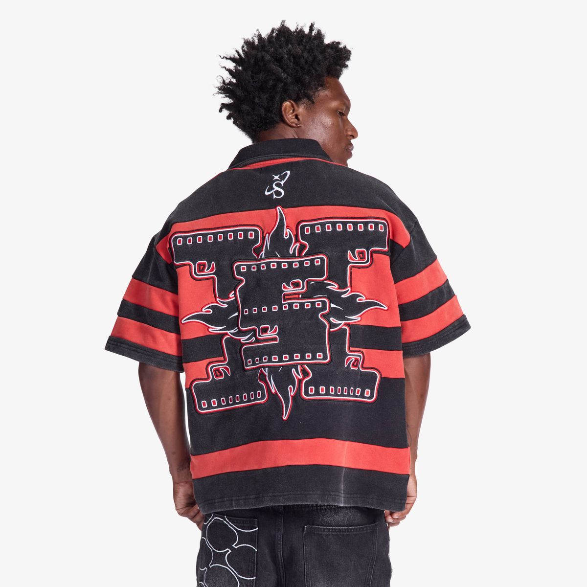 UPER 9" POLO (RED/BLACK)