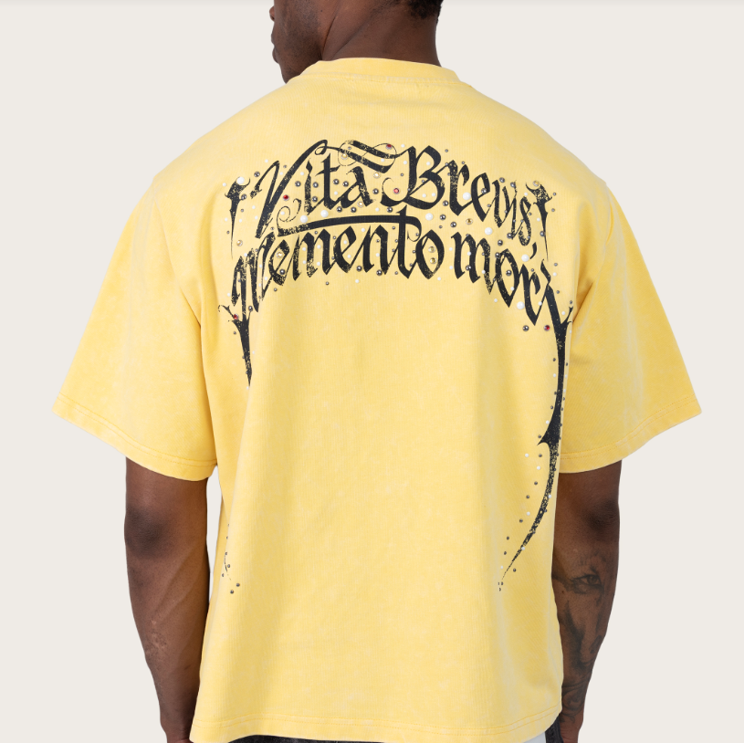 MEMENTO MORI STUDDED SS TEE